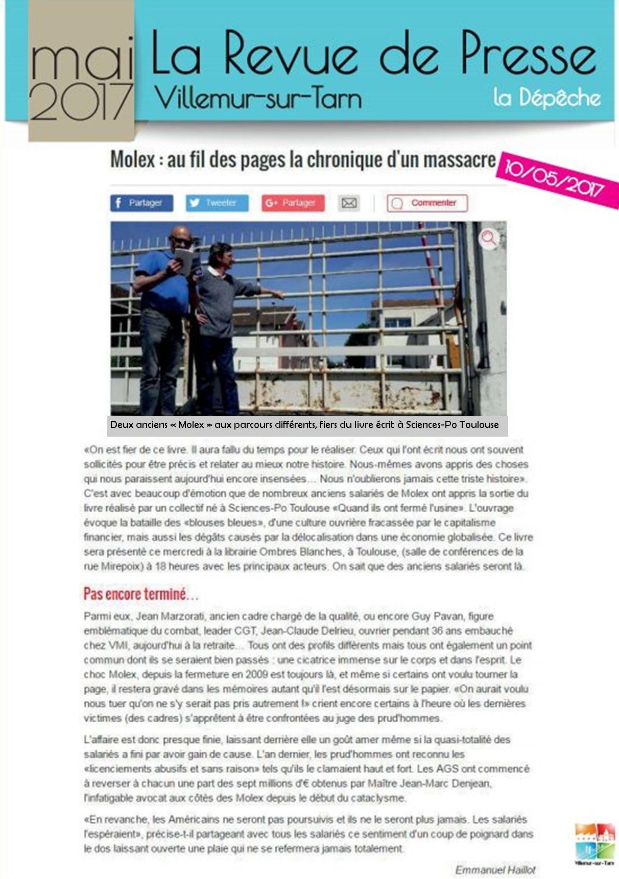 les molex en librairie