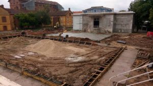 piscine les travaux en cours