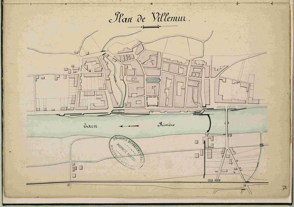 plan de villemur.1885
