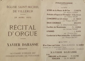 récital d'orgues villemur