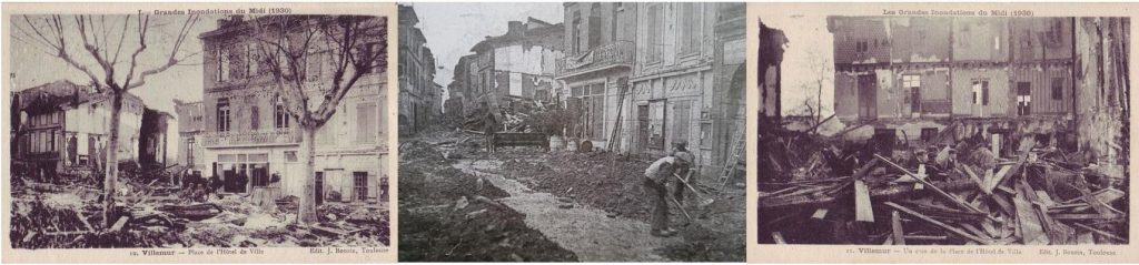 place après la crue