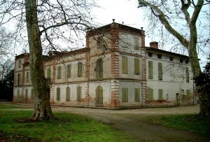 chateau vu du parc