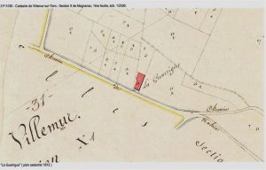 plan cadastral la garrigue