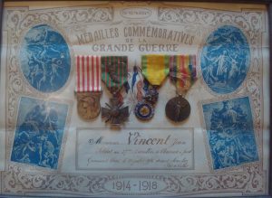 médailles de guerre de jean vincens