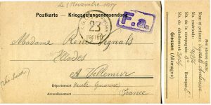 correspondance du camp de giessen