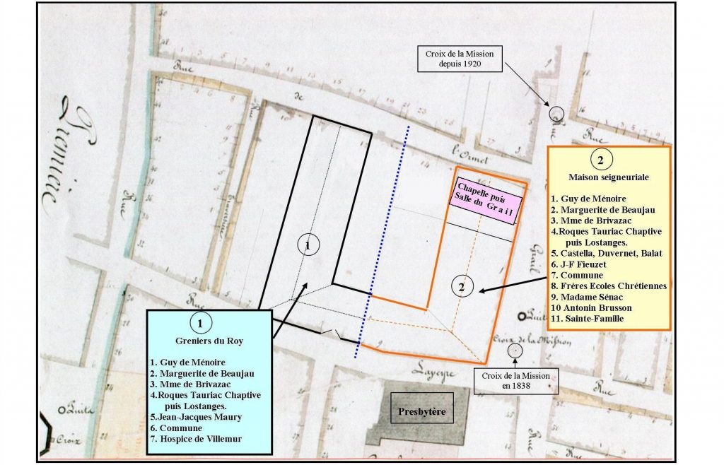 logis seigneurial et greniers du roy