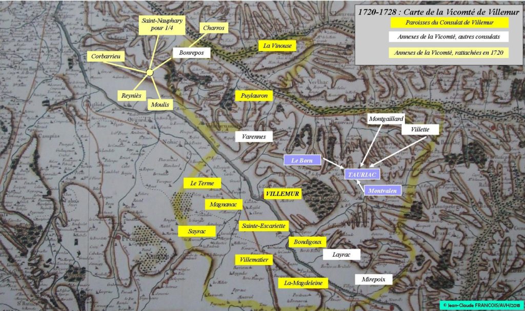 carte vicomte villemur