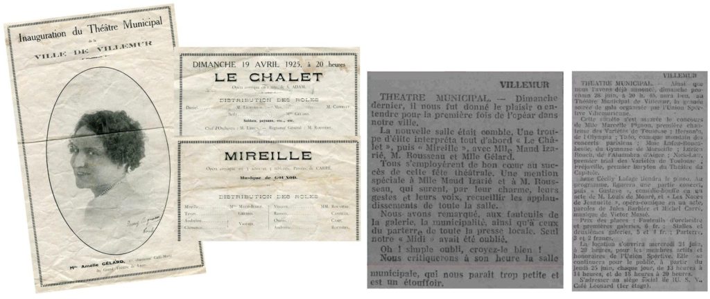 inauguration théatre