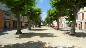 vue du haut de la place