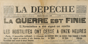 la depeche mardi douze novembre