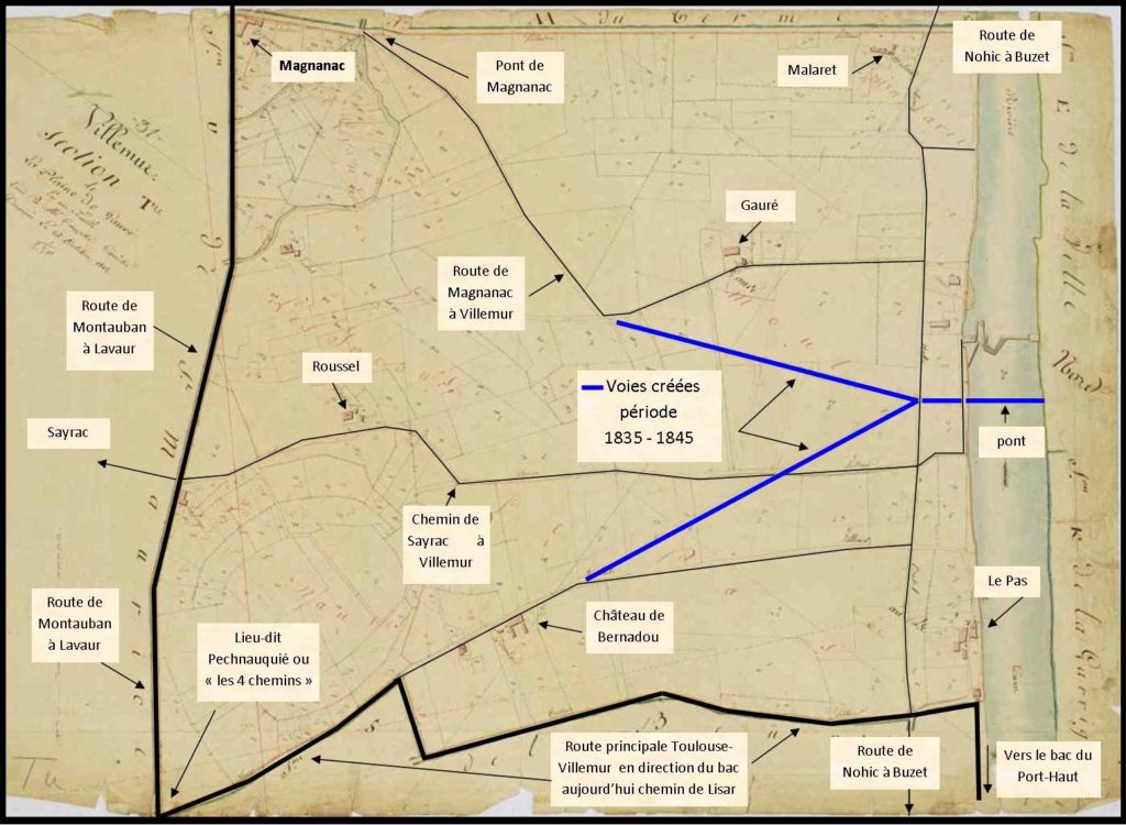 voies anciennes et nouvelles