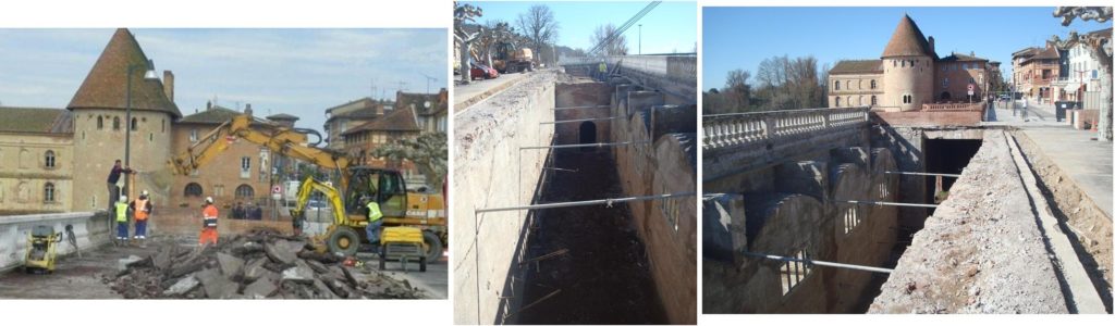 travaux parking mandela