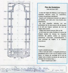 plan des fondations