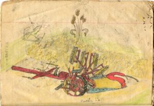 moissonneuse de face