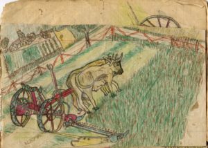 attelage et faucheuse