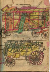 batteuse et locomobile