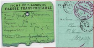 fiche et cachet hopital