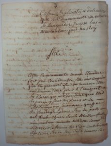 cahier doleance vilette