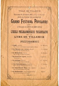 festival place de la mairie