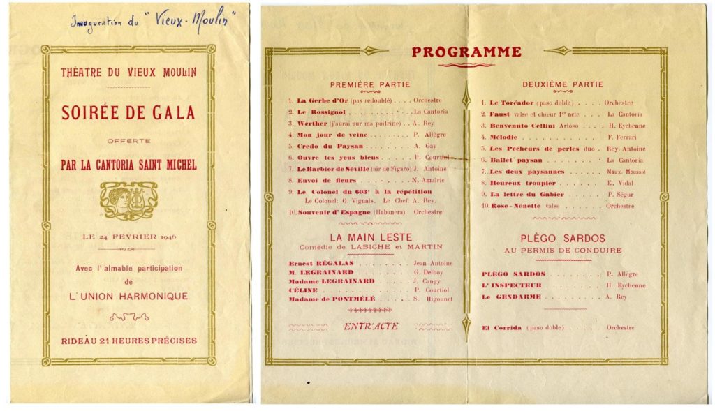 programme inauguration