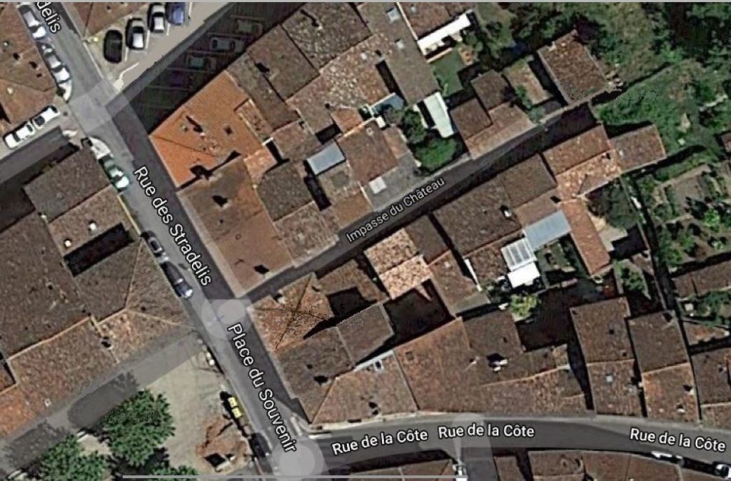 impasse du chateau vue aerienne